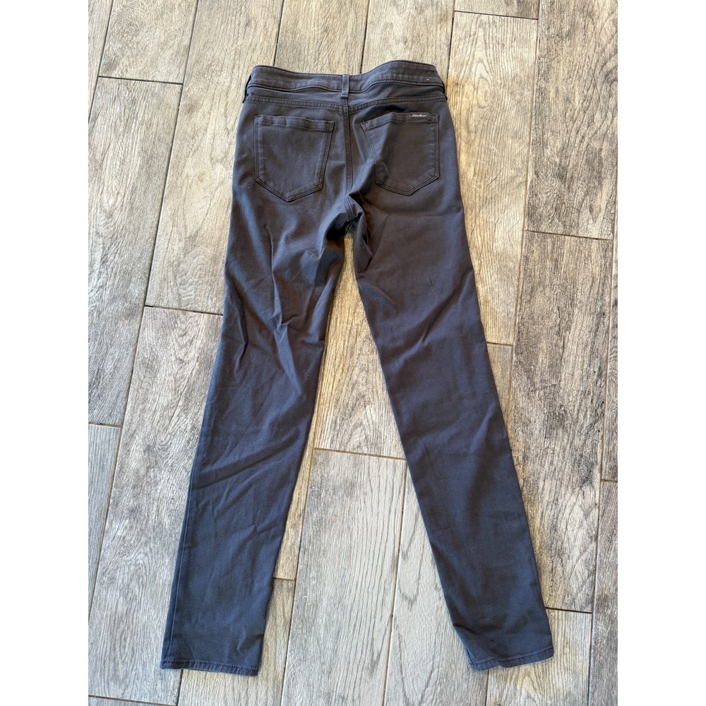 Eddie Bauer Slightly Curvy Slim‎ Straight Leg Jeans size 2 Womens Pants Gray